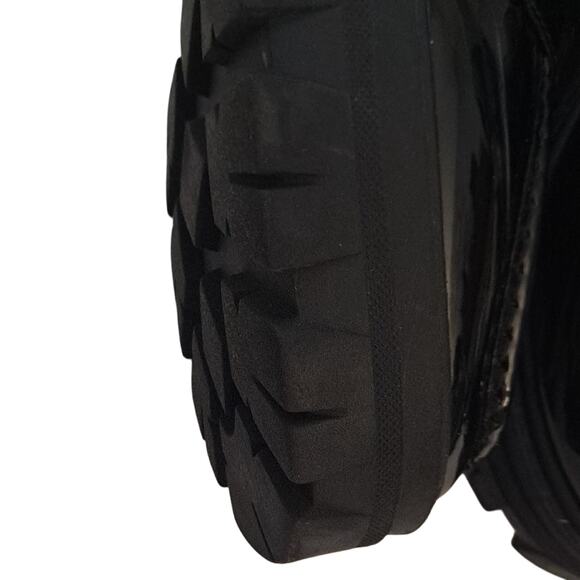 ASOS Black Platform Loafers Sz 10  Chunky sole - Picture 6 of 9